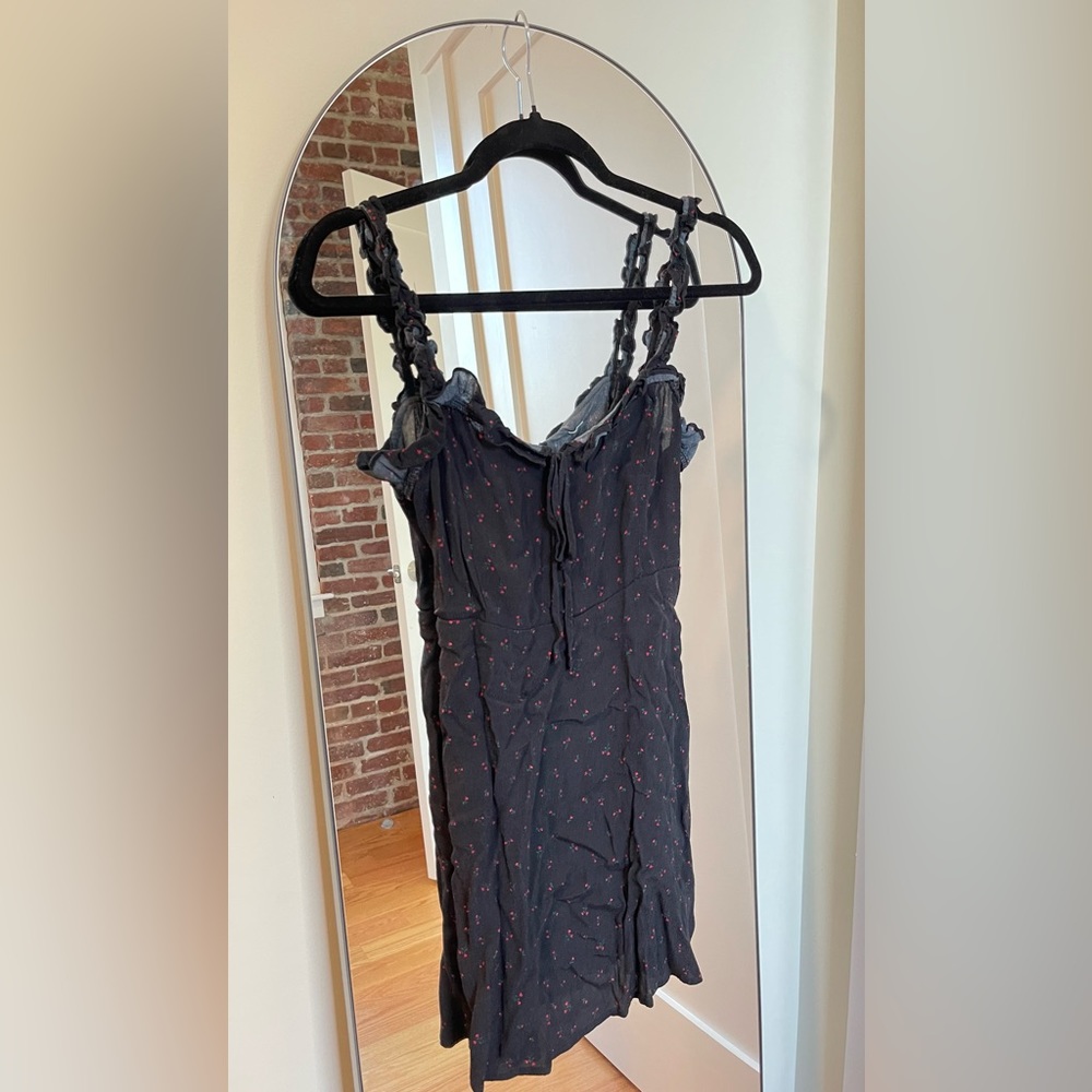 Mini Dress with dainty flower designs